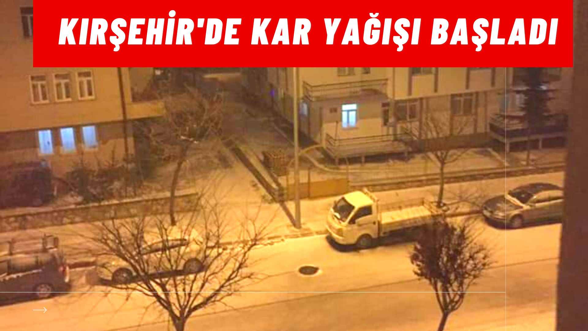 Kırşehir’de kar yağışı etkili oluyor