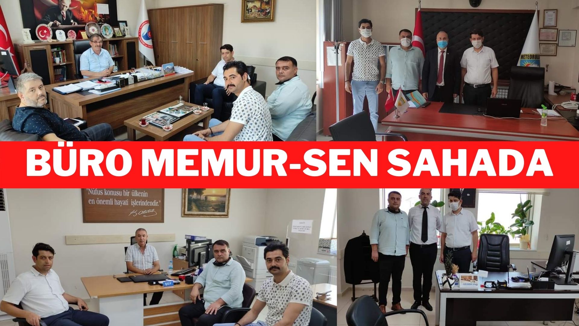 Büro-Memur-Sen Kırşehir’de sahada