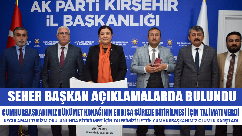 AK Parti Kırşehir İl Başkanı Ünsal, açıklama yaptı