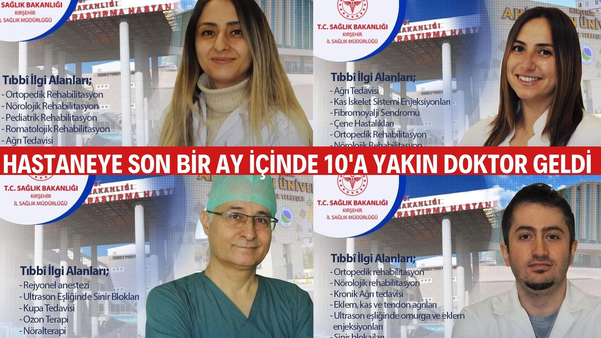 Kırşehir’e doktorlar gelmeye devam ediyor