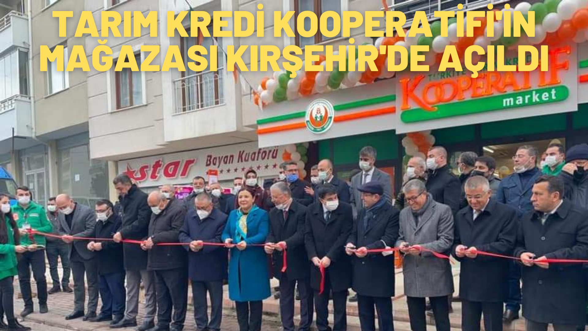 Tarım Kredi Kooperatifleri mağazası Kırşehir’de açıldı