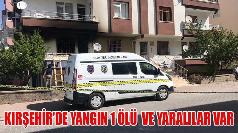 Kırşehir’de bir evde yangın çıktı yaralılar var