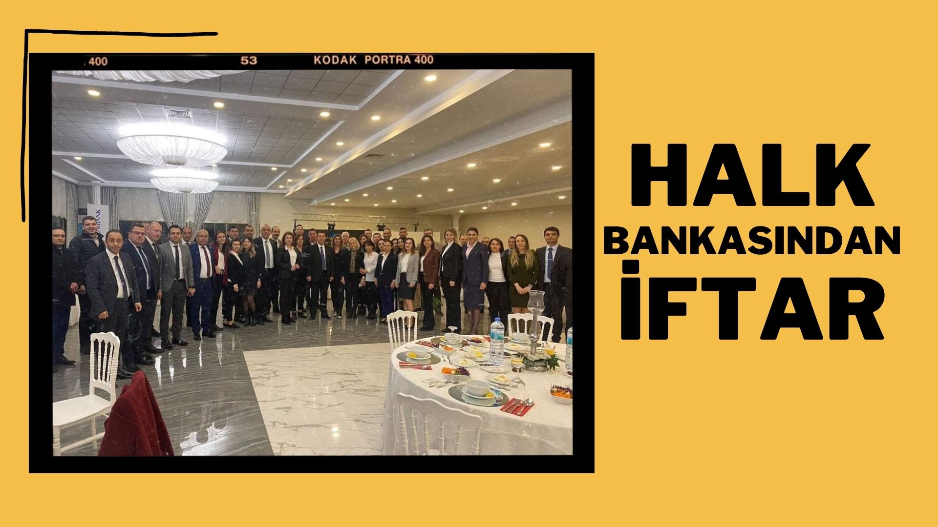 Kırşehir’de Halk Bankası tarafından iftar verildi
