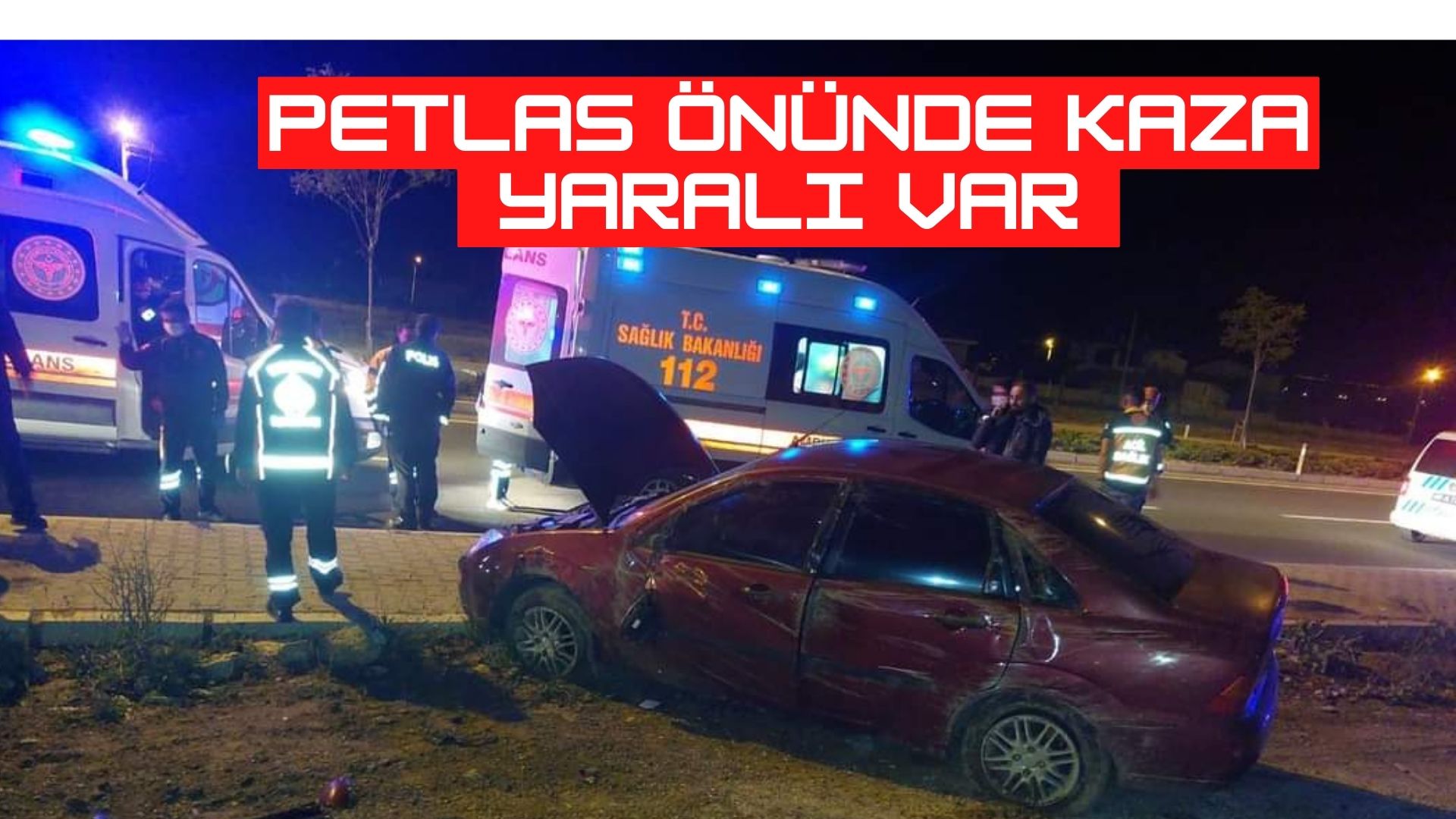 Kırşehir Petlas Önünde kaza: 1 yaralı