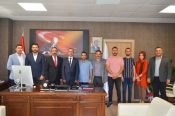 Türk Sağlık Sen Başkanı Aydın ve ekibinden İl Sağlık Müdürüne ziyaret