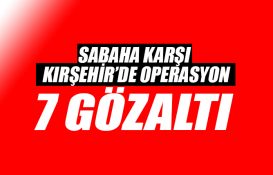 Kırşehir’de DEAŞ operasyonu: 7 gözaltı