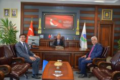 Kazakistan Cumhuriyeti Ankara Büyükelçiliği Müsteşarı Üniversitemizi Ziyaret Etti