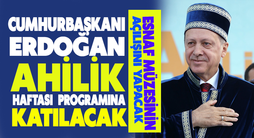 Cumhurbaşkanı Erdoğan, Esnaf Müzesi açılışına katılacak