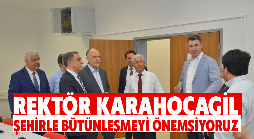 Rektör Karahocagil Birim Ziyaretlerine Başladı