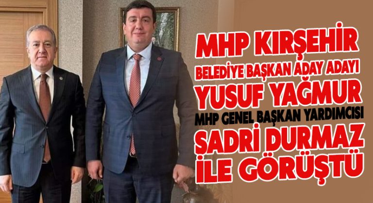 MHP Kırşehir Belediye Başkan Aday Adayı Yağmur’dan önemli ziyaret