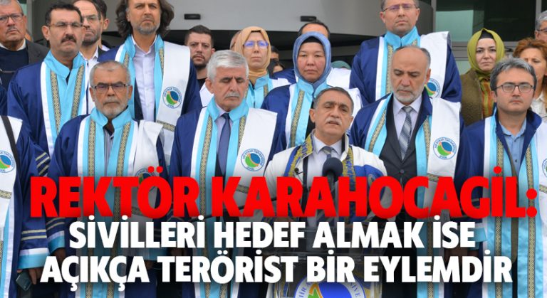 KAEÜ Senatosundan ’’Filistin’’de Yaşanan Zulme Karşı Basın Açıklaması
