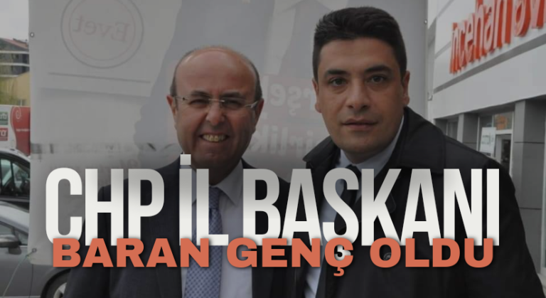 CHP Kırşehir İl Başkanlığına Baran Genç atandı