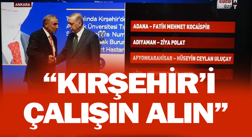 Cumhurbaşkanı Erdoğan, AK Parti Kırşehir Adayı Osman Arslan’ı açıkladı