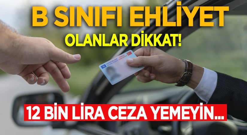 Ehliyetini değiştirmeyenler ceza yiyecek