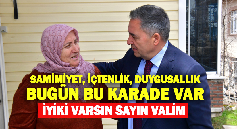 Vali Buhara, Dünya Kadınlar Günü’nde şehit annesini ziyaret etti