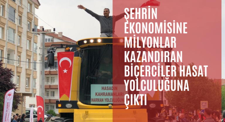 Kırşehirli biçerciler hasat için uğurlandı