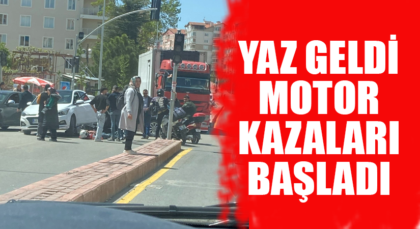 Yaz geldi, Kırşehir’de motor kazaları başladı