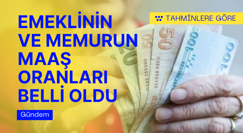 Memur ve Emeklinin alacağı zam belli oluyor