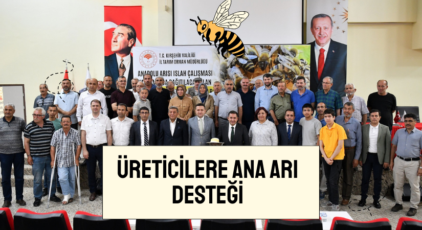 Üreticilere Ana Arı Desteği