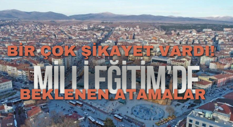 Milli Eğitim Müdürü Yusuf Yasin Gülşen, kendi ekibinin atamasını yaptı
