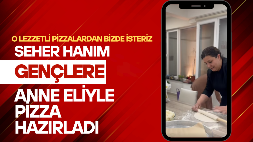 AK Parti Kırşehir İl Başkanı Ünsal, gençlere sahurda pizza yaptı