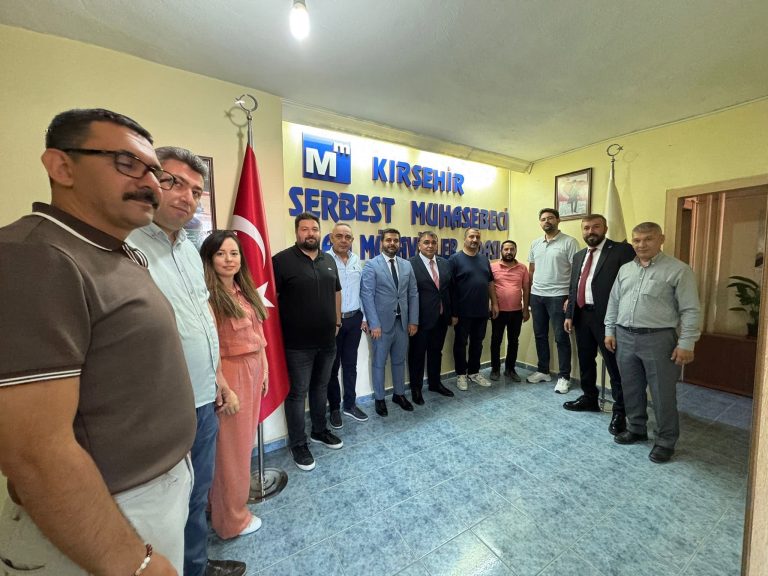 Kırşehir TSO’da Muhasebeciler Odası Başkanı Memiş’e hayırlı olsun ziyareti