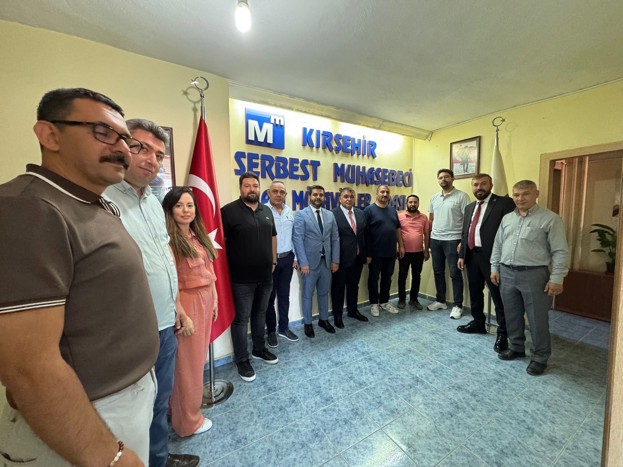 Kırşehir TSO’da Muhasebeciler Odası Başkanı Memiş’e hayırlı olsun ziyareti