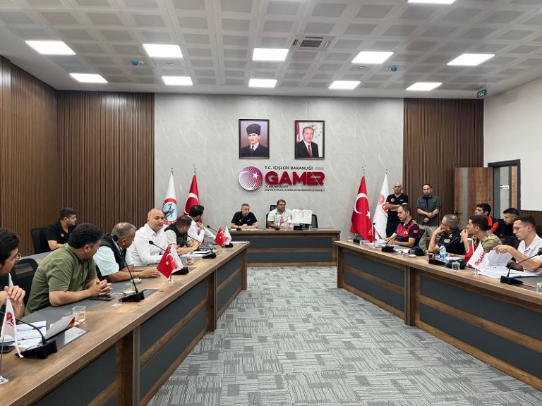 TAMP-Afet Arama ve Kurtarma Planı Toplantısı, Vali Yardımcısı Balcı’nın Başkanlığında toplandı