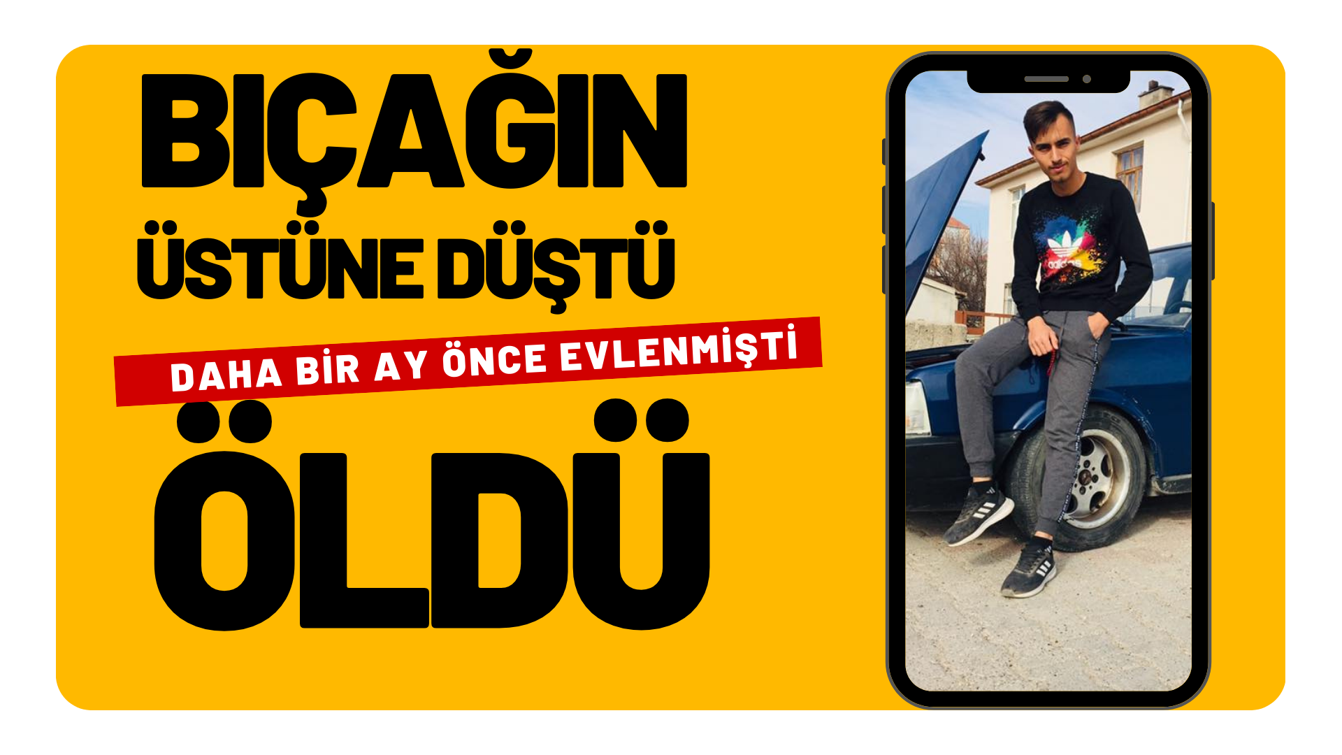 BIÇAĞIN ÜSTÜNE DÜŞEN GENÇ HAYATINI KAYBETTİ