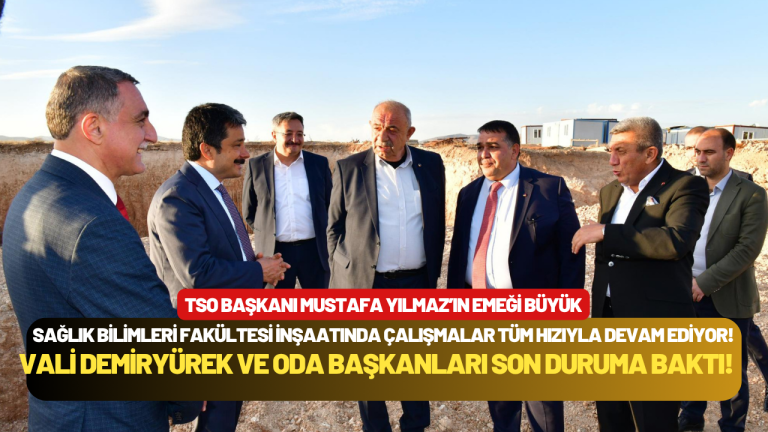 Kırşehir Sağlık Bilimleri Fakültesi İnşaatında Çalışmalar Tüm Hızıyla Devam Ediyor!