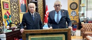 MHP İl Başkanı Kılıç, MHP Genel Başkanı Bahçeli ile görüştü