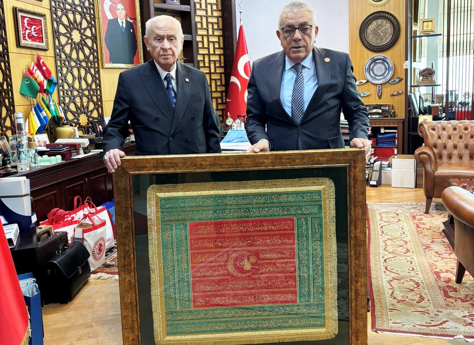 MHP İl Başkanı Kılıç, MHP Genel Başkanı Bahçeli ile görüştü