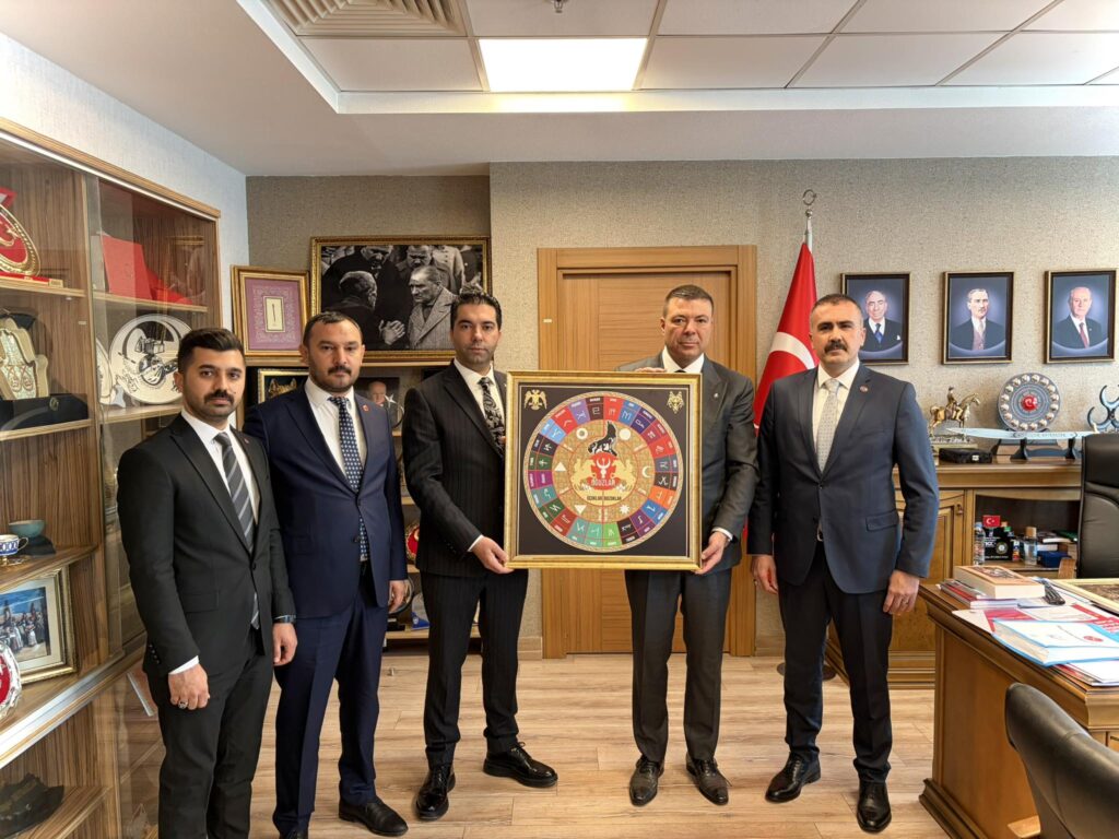 Kırşehir Heyetinden MHP Genel Merkezi’ne Çıkarma: Özgür Bayraktar’a “Hayırlı Olsun” Ziyareti