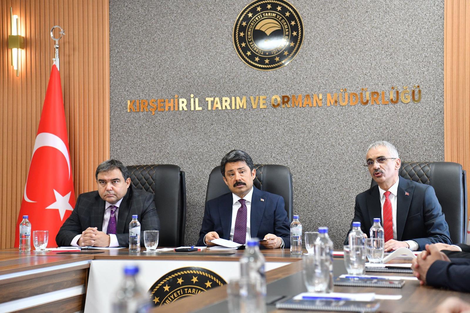 KIRŞEHİR’DE TARIM VE HAYVANCILIK MASAYA YATIRILDI