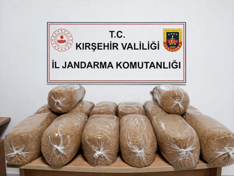 Kırşehir’de Kaçak Tütün Operasyonu: Yolcu Otobüsünde 70 Kilo Ele Geçirildi