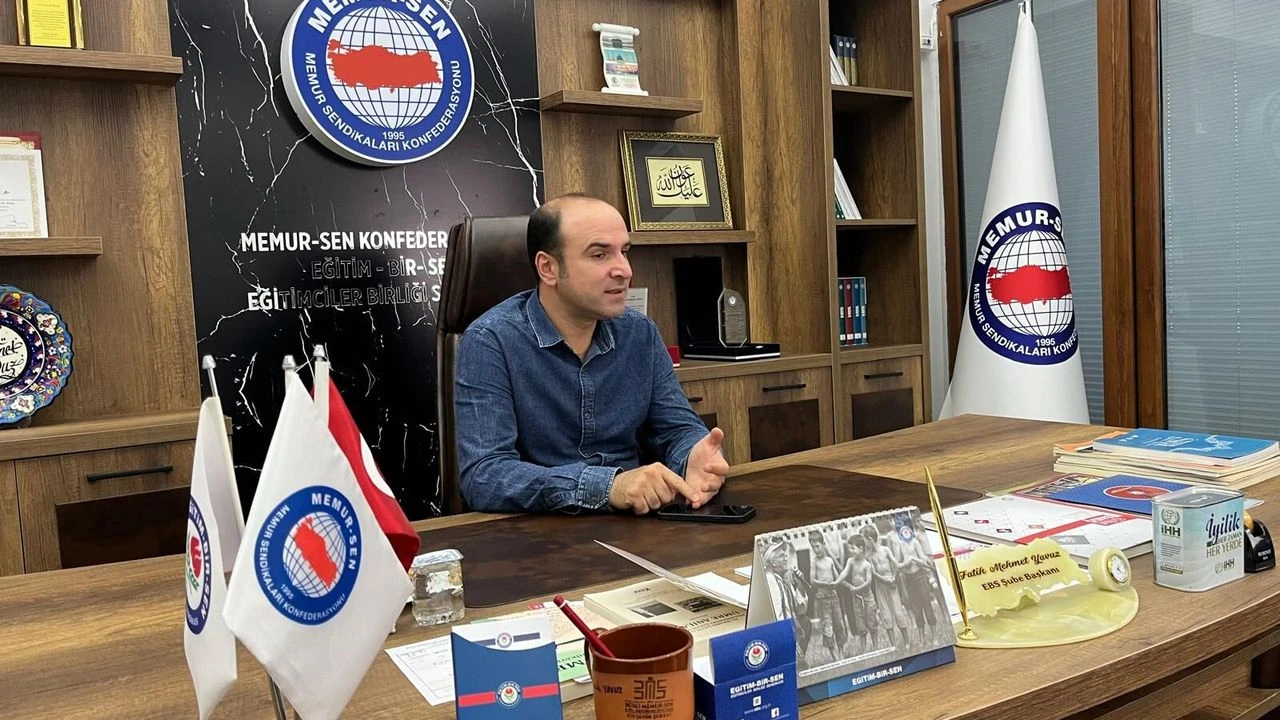 Memur-Sen Kırşehir Şube Başkanı ve Eğitim-Bir-Sen Kırşehir Şube Başkanı Fatih